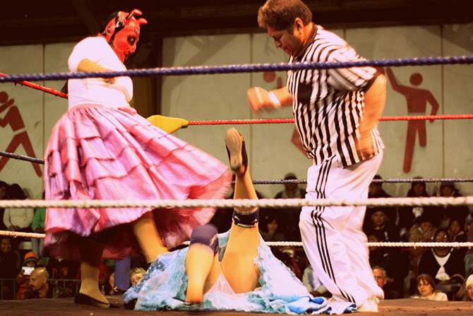 Cholitas Wrestling La Paz