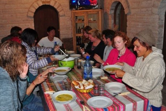 Meal Salt Flats Tour Bolivia