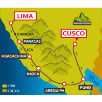 Tourist Bus Lima to Paracas to Huacachina to Arequipa to Puno to Cusco (Peru Hop)