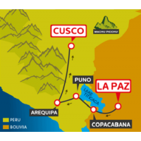 Tourist Bus La Paz to Copacabana to Puno to Arequipa to Cusco (Bolivia Hop)