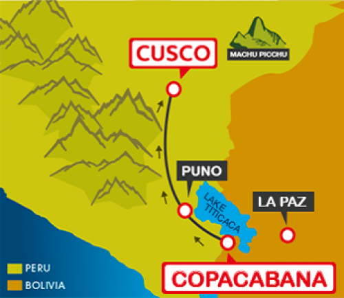 Tourist Bus Copacabana to Puno to Cusco (Bolivia Hop)