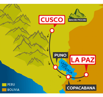 Tourist Bus Cusco to Puno to Copacabana to La Paz (Bolivia Hop)