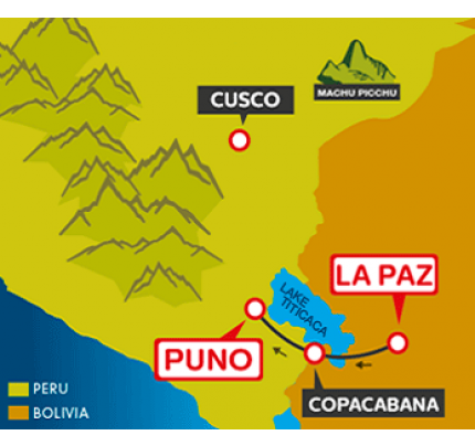Tourist Bus La Paz to Copacabana to Puno (Bolivia Hop)