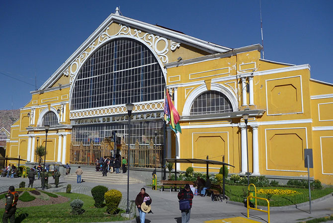 Main Bus Terminal La Paz Bolivia