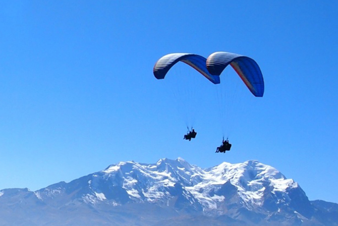 Paragliding La Paz Bolivia