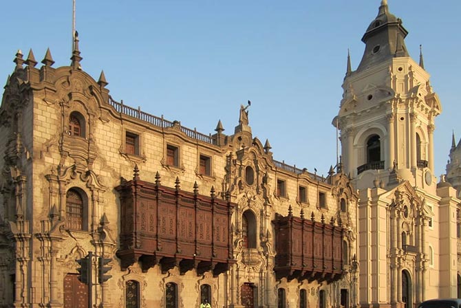 Archbishops Palace Cathedral Lima